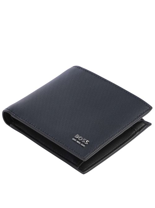 Portafoglio blu in pelle sintetica Hugo Boss | 50536093405